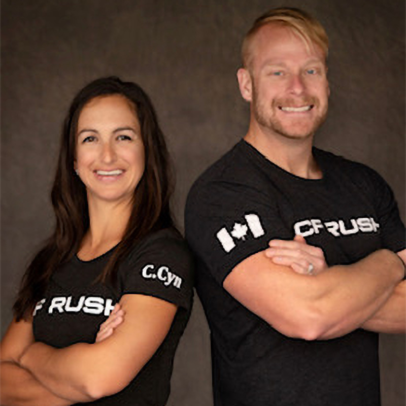 Jeff Fotti and Cynthia Fotti owners of CrossFit Rush